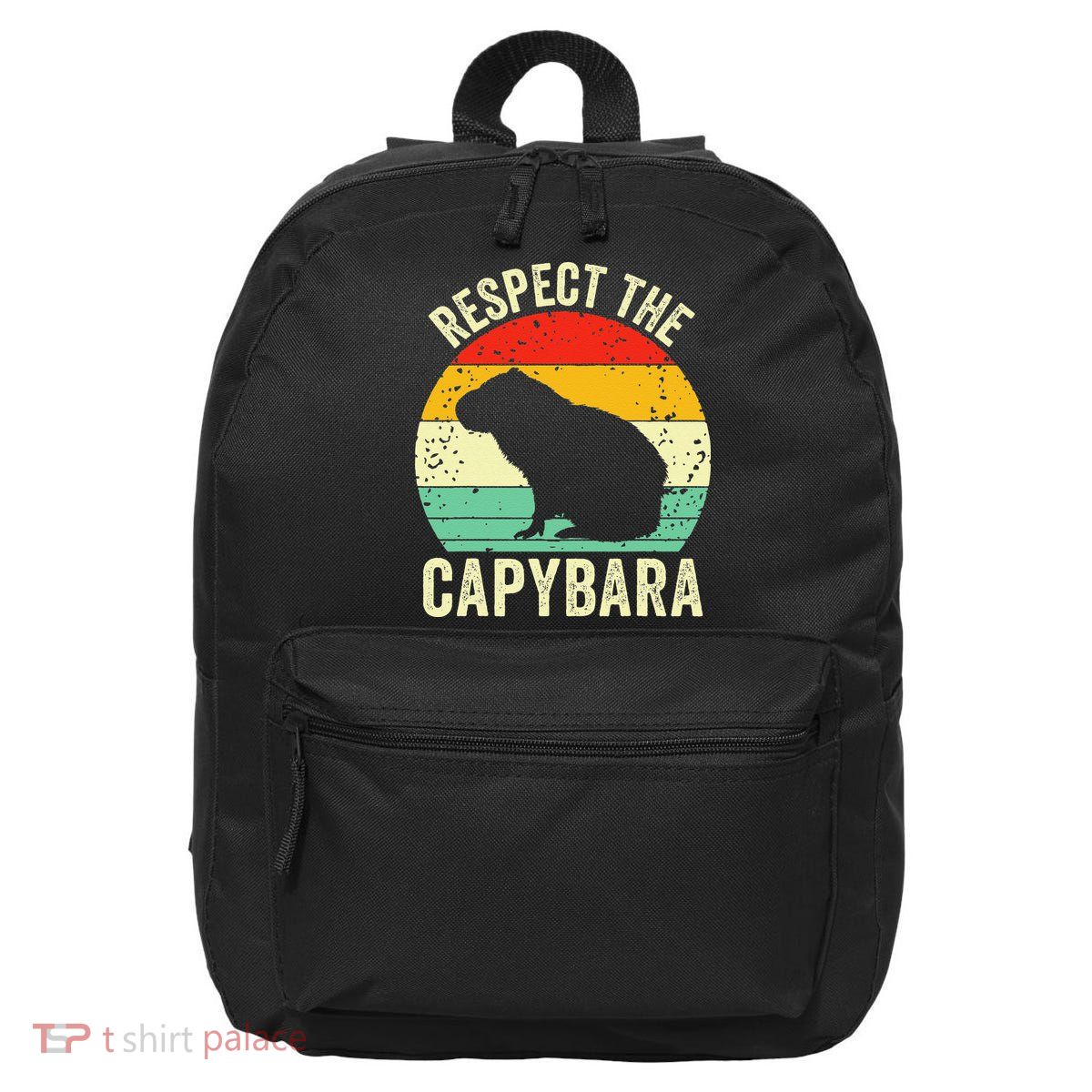 Capybaras Respect The Capybara Cavy Rodent Lover  16 in Basic Backpack