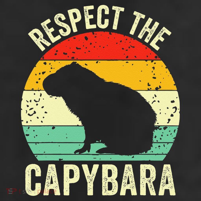 Capybaras Respect The Capybara Cavy Rodent Lover  Trucker Hat