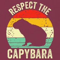 Capybaras Respect The Capybara Cavy Rodent Lover  16oz Travel Tumbler