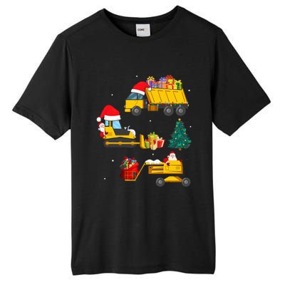 Christmas Red Trucks for Winter Decorations Tall Fusion ChromaSoft Performance T-Shirt