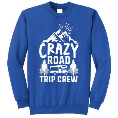 Crazy Road Trip Crew Family Travel Gift Sweatshirt