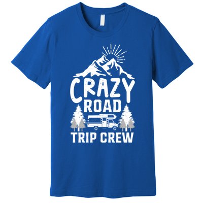 Crazy Road Trip Crew Family Travel Gift Premium T-Shirt