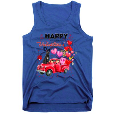 Cute Red Truck Cane Corso Valentines Day Costume Funny Gift Tank Top