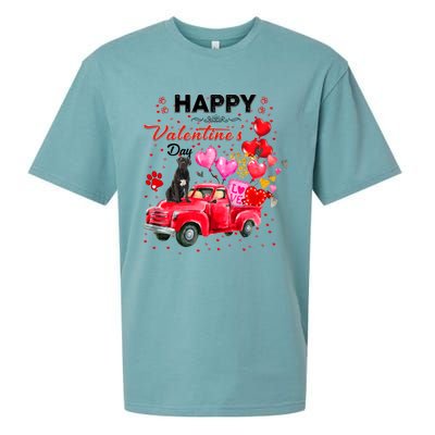 Cute Red Truck Cane Corso Valentines Day Costume Funny Gift Sueded Cloud Jersey T-Shirt