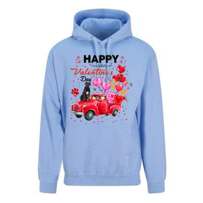 Cute Red Truck Cane Corso Valentines Day Costume Funny Gift Unisex Surf Hoodie