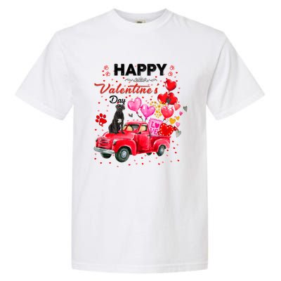 Cute Red Truck Cane Corso Valentines Day Costume Funny Gift Garment-Dyed Heavyweight T-Shirt