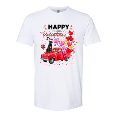 Cute Red Truck Cane Corso Valentines Day Costume Funny Gift Softstyle CVC T-Shirt