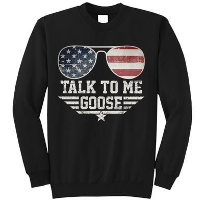 Cool Retro Talk To Me Goose Gift Sweatshirt