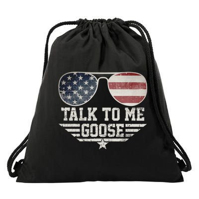 Cool Retro Talk To Me Goose Gift Drawstring Bag