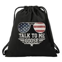 Cool Retro Talk To Me Goose Gift Drawstring Bag