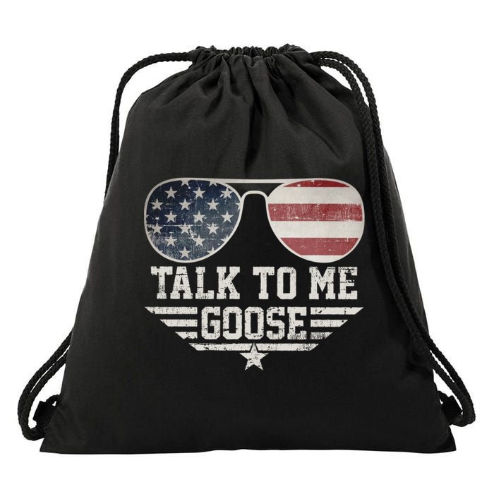 Cool Retro Talk To Me Goose Gift Drawstring Bag