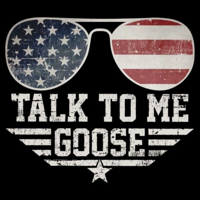 Cool Retro Talk To Me Goose Gift Drawstring Bag