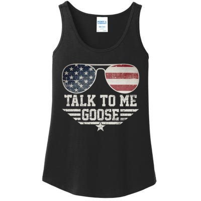 Cool Retro Talk To Me Goose Gift Ladies Essential Tank