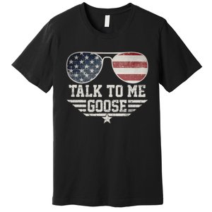 Cool Retro Talk To Me Goose Gift Premium T-Shirt