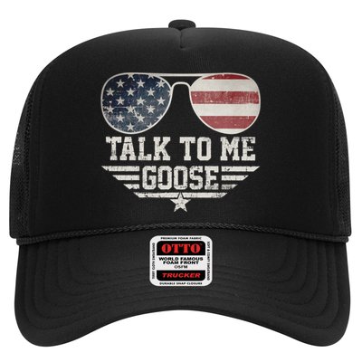 Cool Retro Talk To Me Goose Gift Trucker Hat