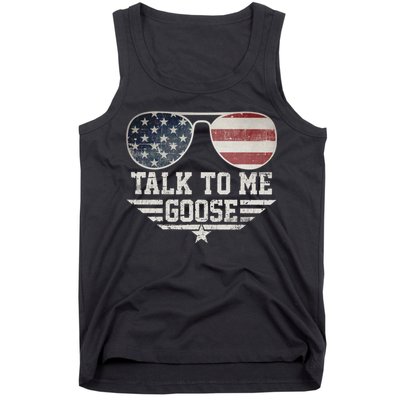 Cool Retro Talk To Me Goose Gift Tank Top