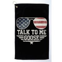 Cool Retro Talk To Me Goose Gift Golf Towel