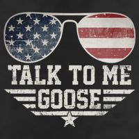 Cool Retro Talk To Me Goose Gift Golf Towel