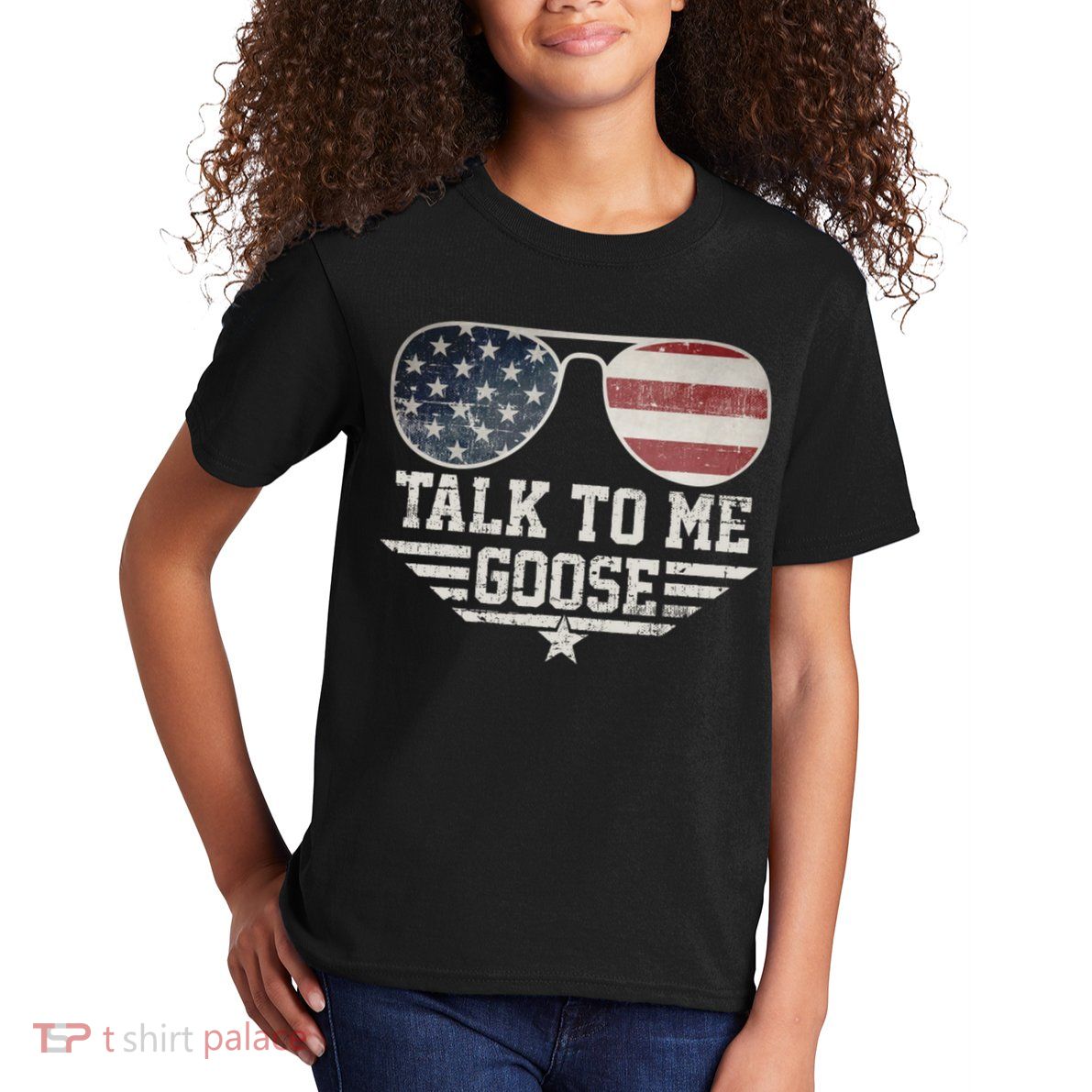 Cool Retro Talk To Me Goose Gift Kids T-Shirt