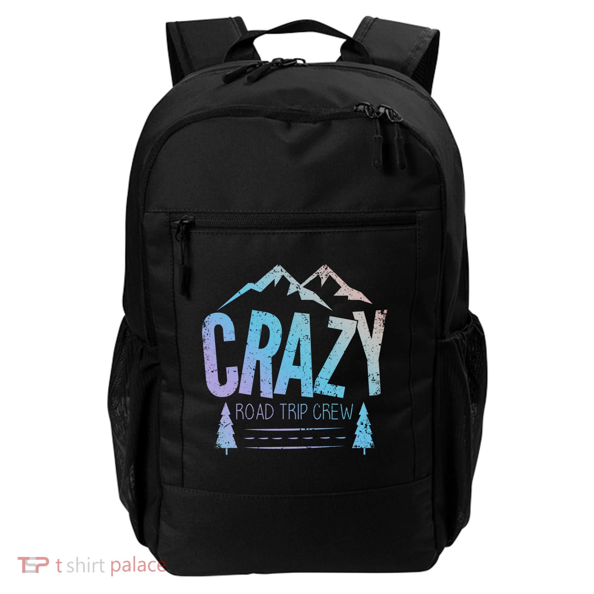 Crazy Road Trip Crew Vacation Travel Gift Backpack