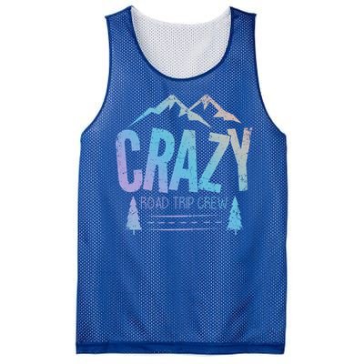 Crazy Road Trip Crew Vacation Travel Gift Mesh Reversible Basketball Jersey Tank