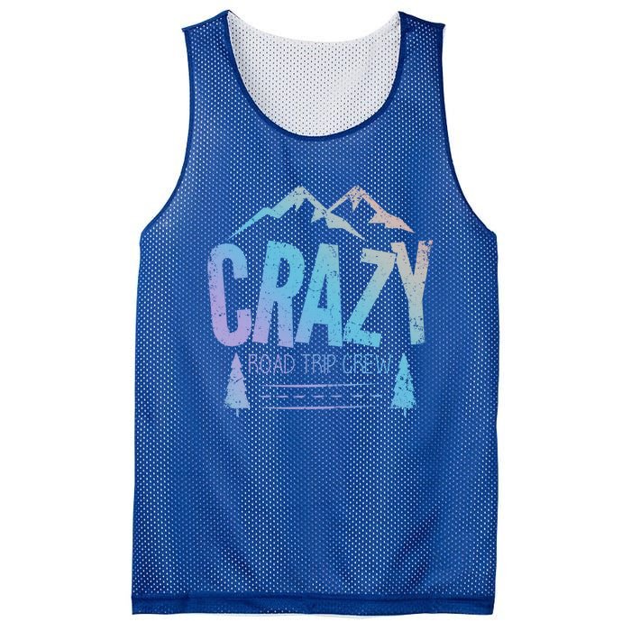 Crazy Road Trip Crew Vacation Travel Gift Mesh Reversible Basketball Jersey Tank