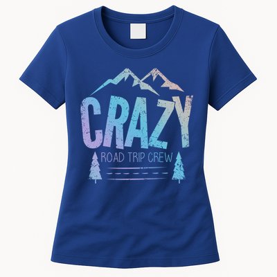 Crazy Road Trip Crew Vacation Travel Gift Womens T-Shirt