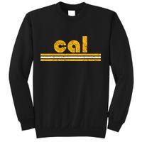 Cal Retro Three Stripe Vintage California Throwback Sweatshirt