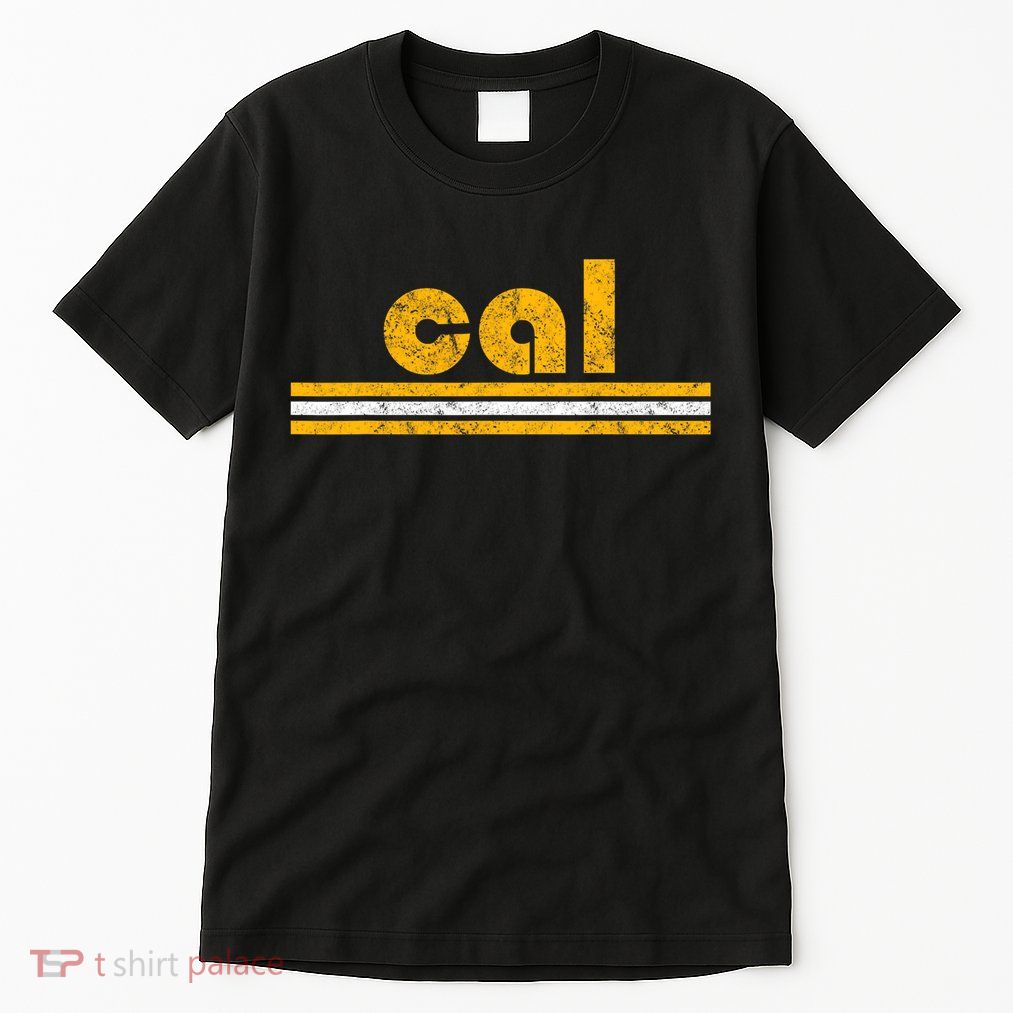Cal Retro Three Stripe Vintage California Throwback Tall T-Shirt