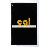 Cal Retro Three Stripe Vintage California Throwback Golf Towel