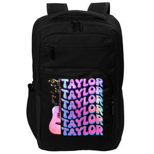 Cute Retro Taylor Music Fan Lover Impact Tech Backpack