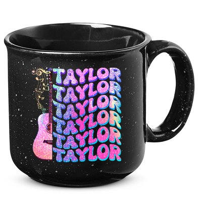 Cute Retro Taylor Music Fan Lover 15oz Campfire Ceramic Mug