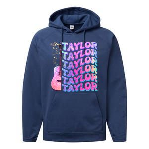 Cute Retro Taylor Music Fan Lover Performance Fleece Hoodie