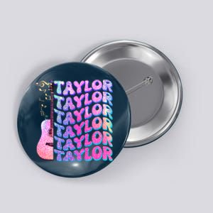 Cute Retro Taylor Music Fan Lover Button