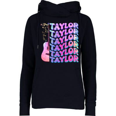 Cute Retro Taylor Music Fan Lover Womens Funnel Neck Pullover Hood