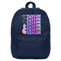 Cute Retro Taylor Music Fan Lover 16 in Basic Backpack
