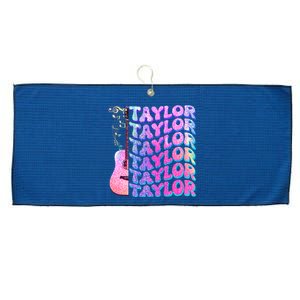 Cute Retro Taylor Music Fan Lover Large Microfiber Waffle Golf Towel