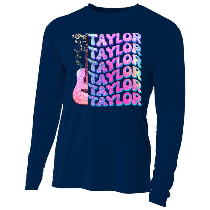 Cute Retro Taylor Music Fan Lover Cooling Performance Long Sleeve Crew