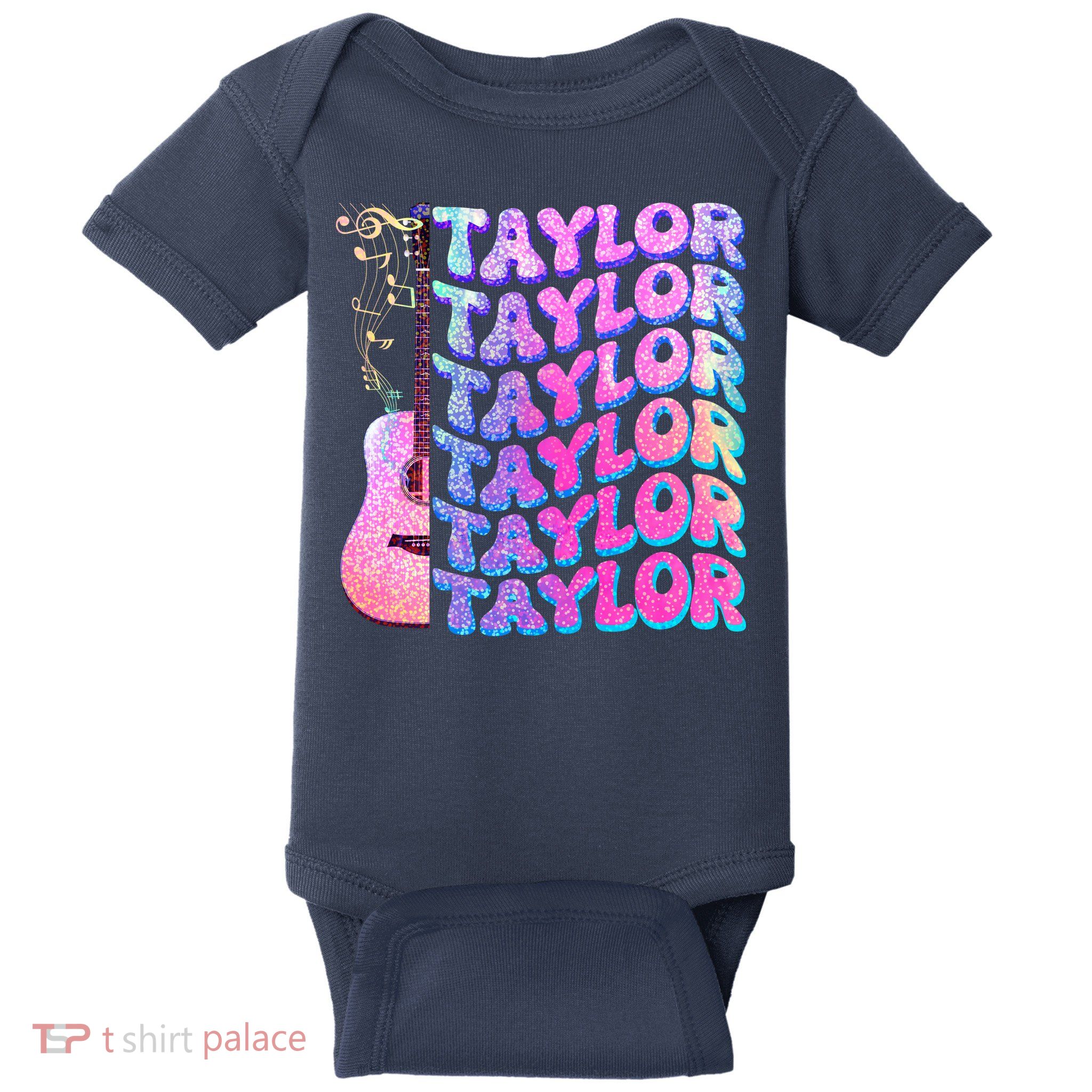 Cute Retro Taylor Music Fan Lover Baby Bodysuit