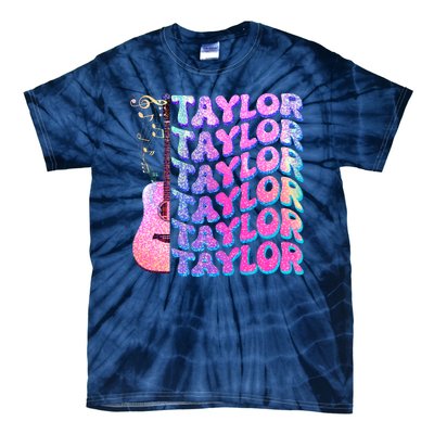 Cute Retro Taylor Music Fan Lover Tie-Dye T-Shirt