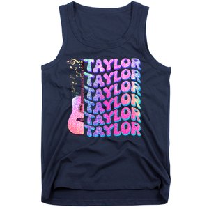 Cute Retro Taylor Music Fan Lover Tank Top