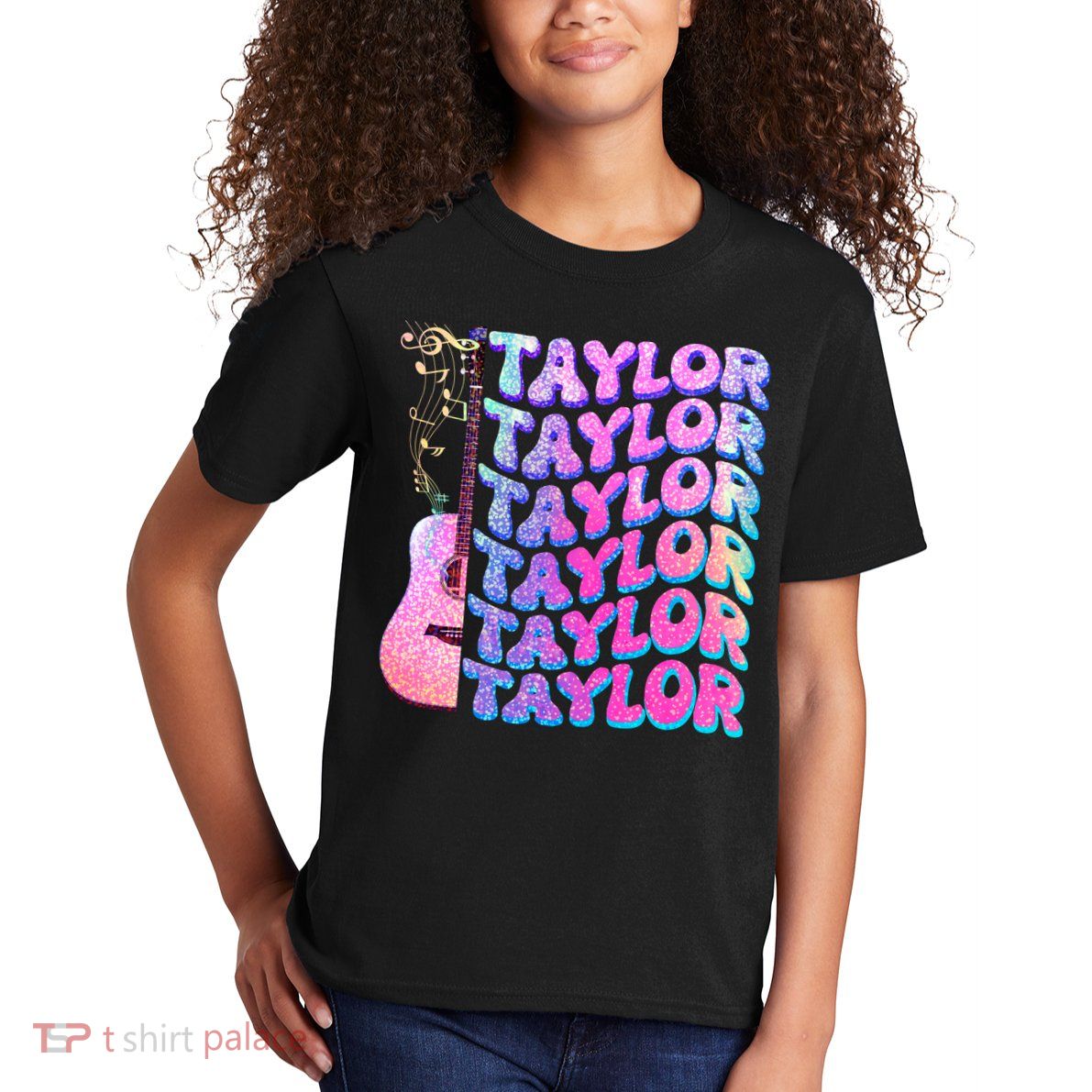 Cute Retro Taylor Music Fan Lover Kids T-Shirt