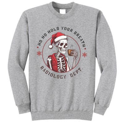 Christmas Radiology Tech Skeleton Xray Tech Ct Mri Women Tall Sweatshirt