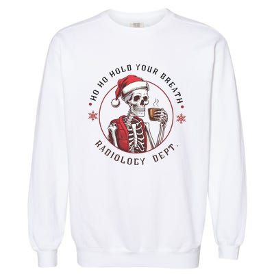 Christmas Radiology Tech Skeleton Xray Tech Ct Mri Women Garment-Dyed Sweatshirt