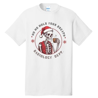 Christmas Radiology Tech Skeleton Xray Tech Ct Mri Women Tall T-Shirt