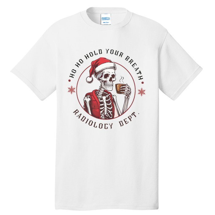 Christmas Radiology Tech Skeleton Xray Tech Ct Mri Women Tall T-Shirt