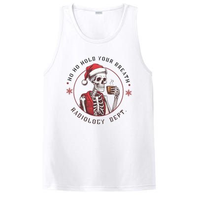 Christmas Radiology Tech Skeleton Xray Tech Ct Mri Women PosiCharge Competitor Tank