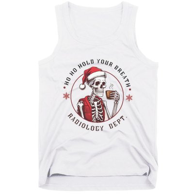 Christmas Radiology Tech Skeleton Xray Tech Ct Mri Women Tank Top