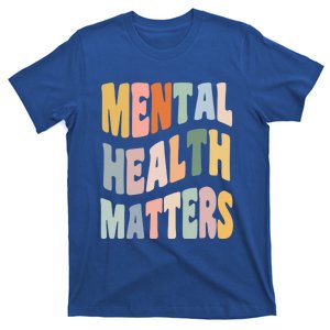 Cute Retro Tal Health Matters Tal Health Awareness Gift T-Shirt