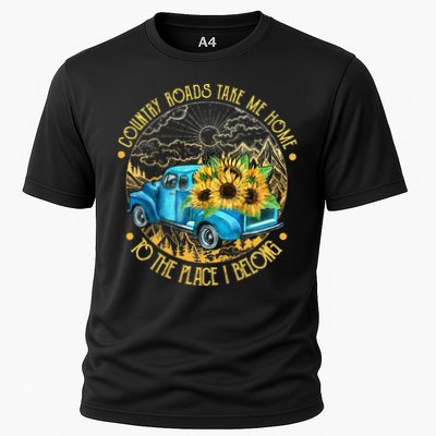 Country Roads Take Me Home To The Place I Belong Performance Shirt